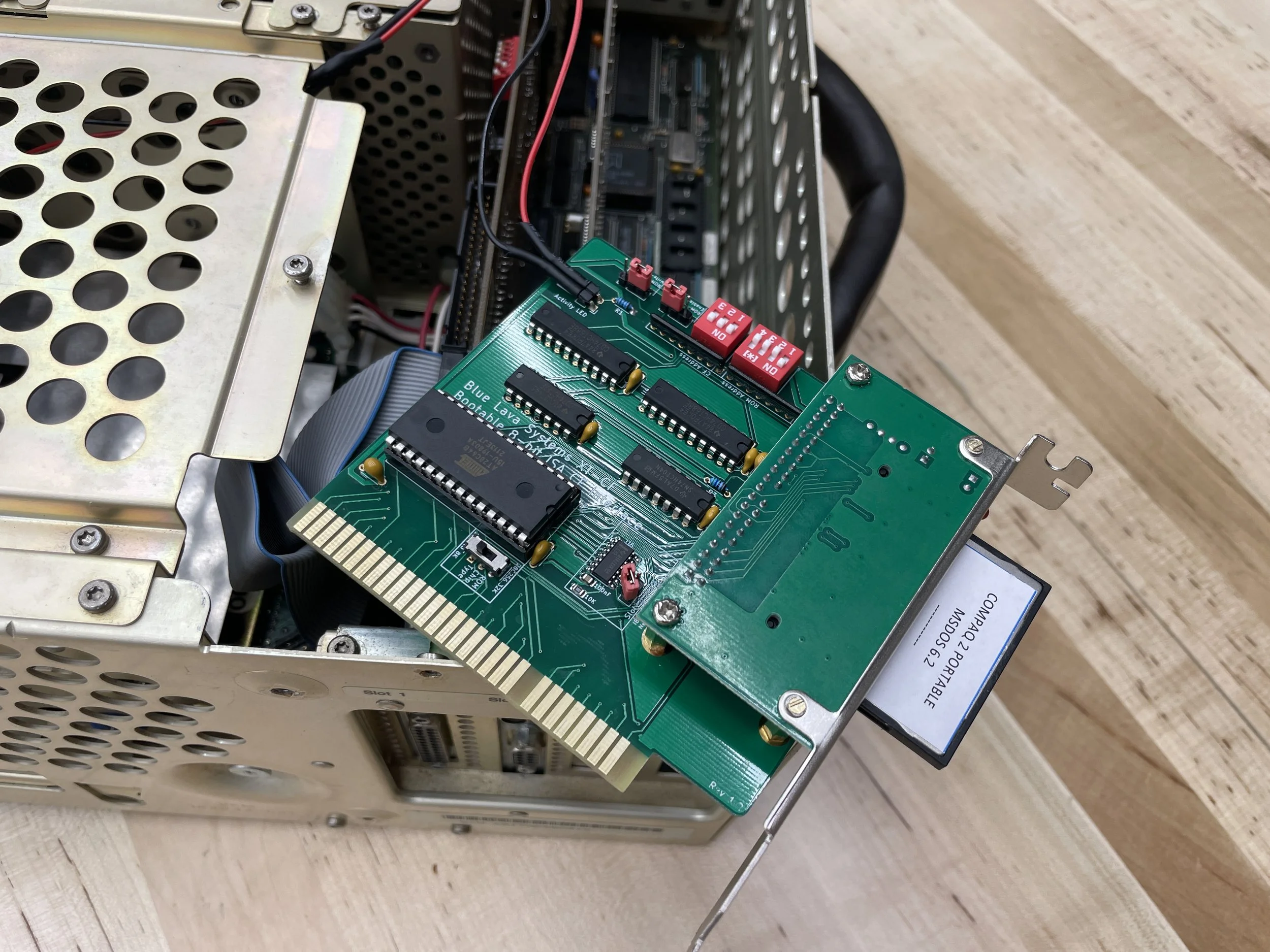 Blue Lava XT-IDE card installed