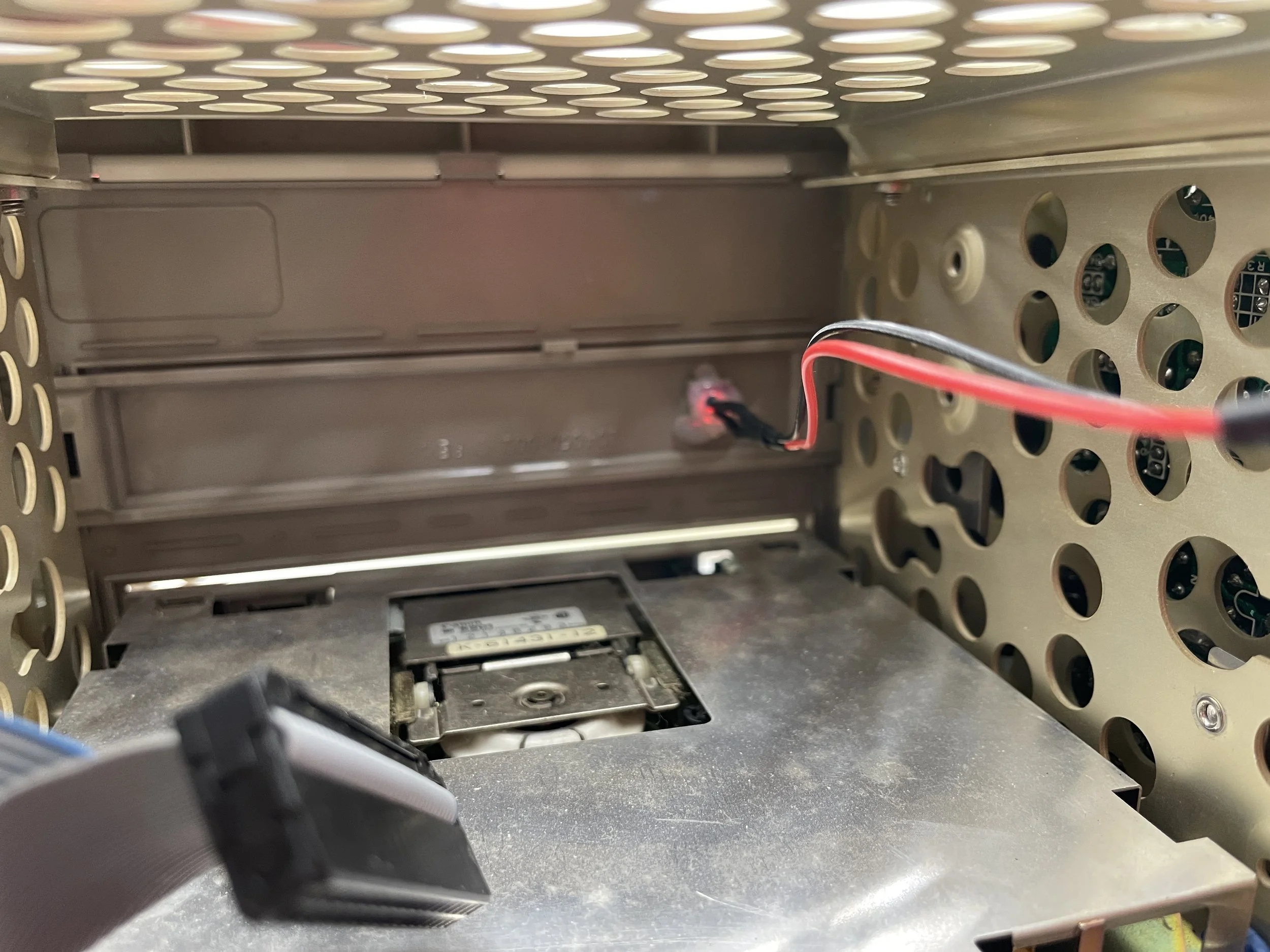 LED wiring inside chassis