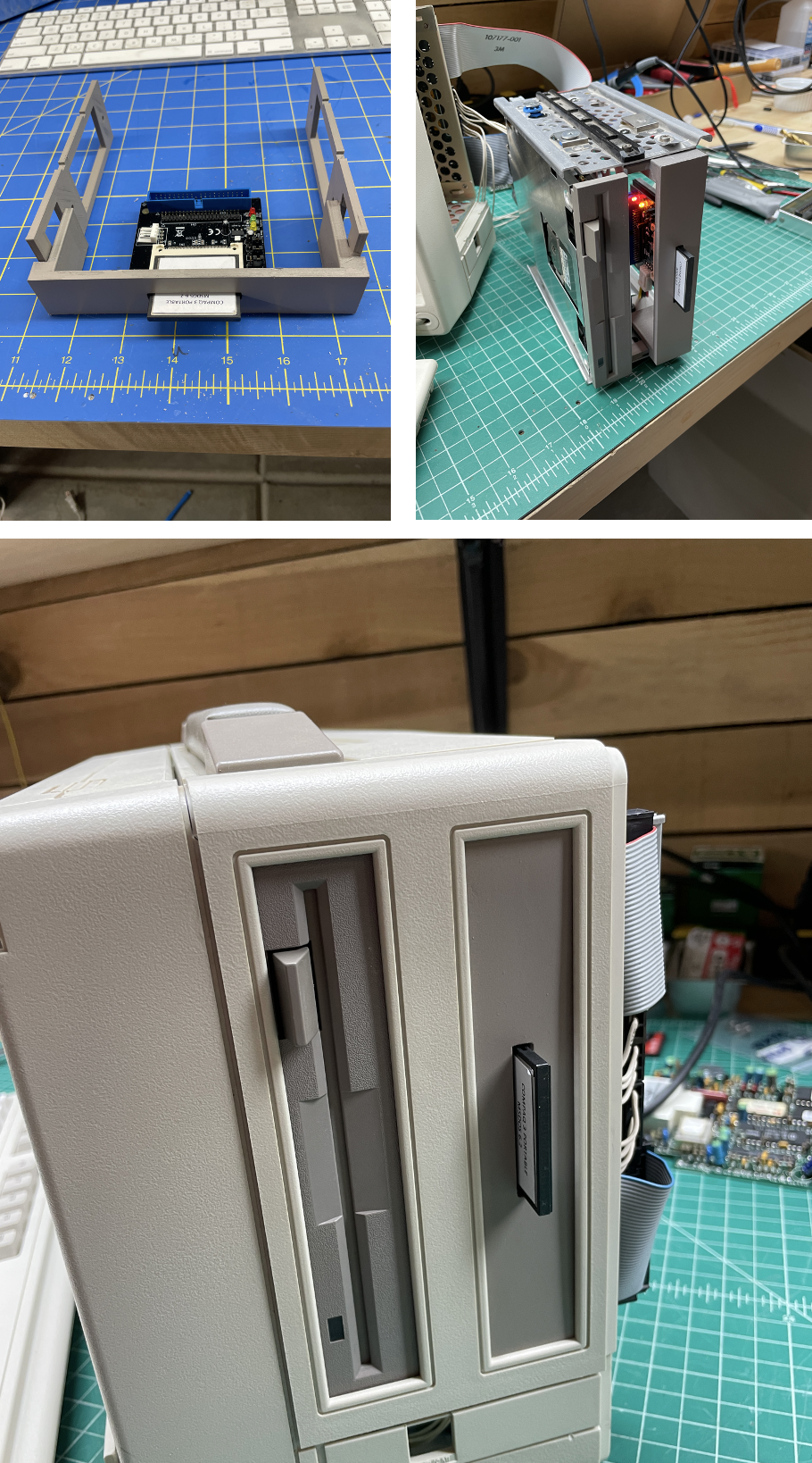 3D printed CF card bracket