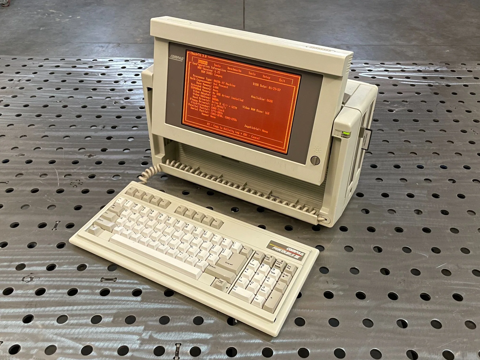 Completed Compaq Portable III restoration