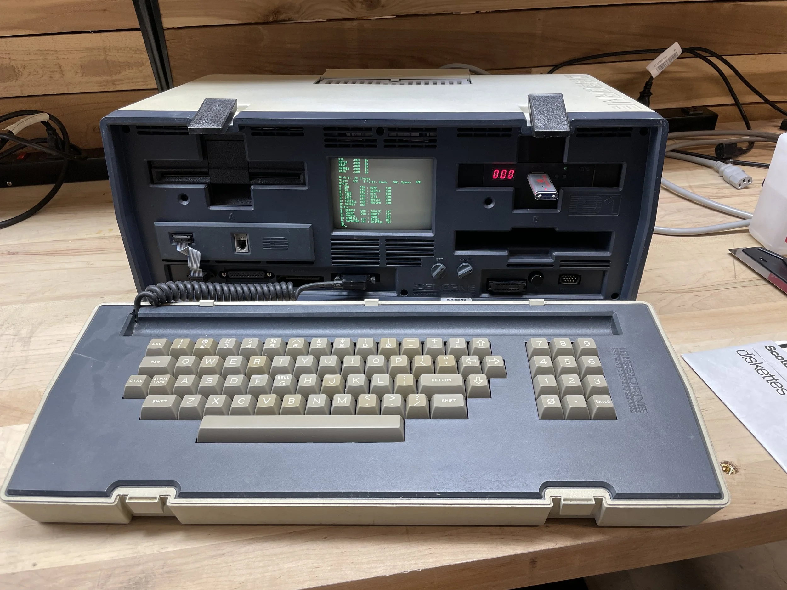 Osborne 1 yellowed condition on arrival