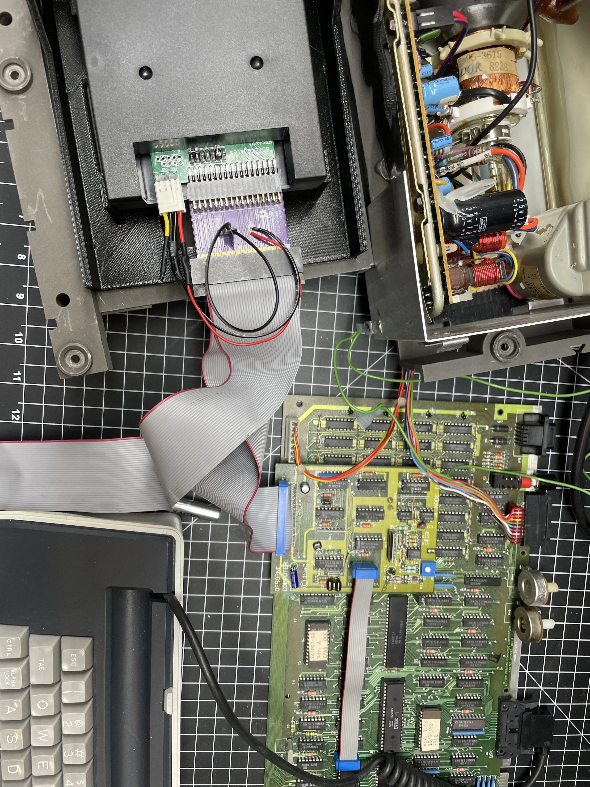 Osborne 1 disassembled