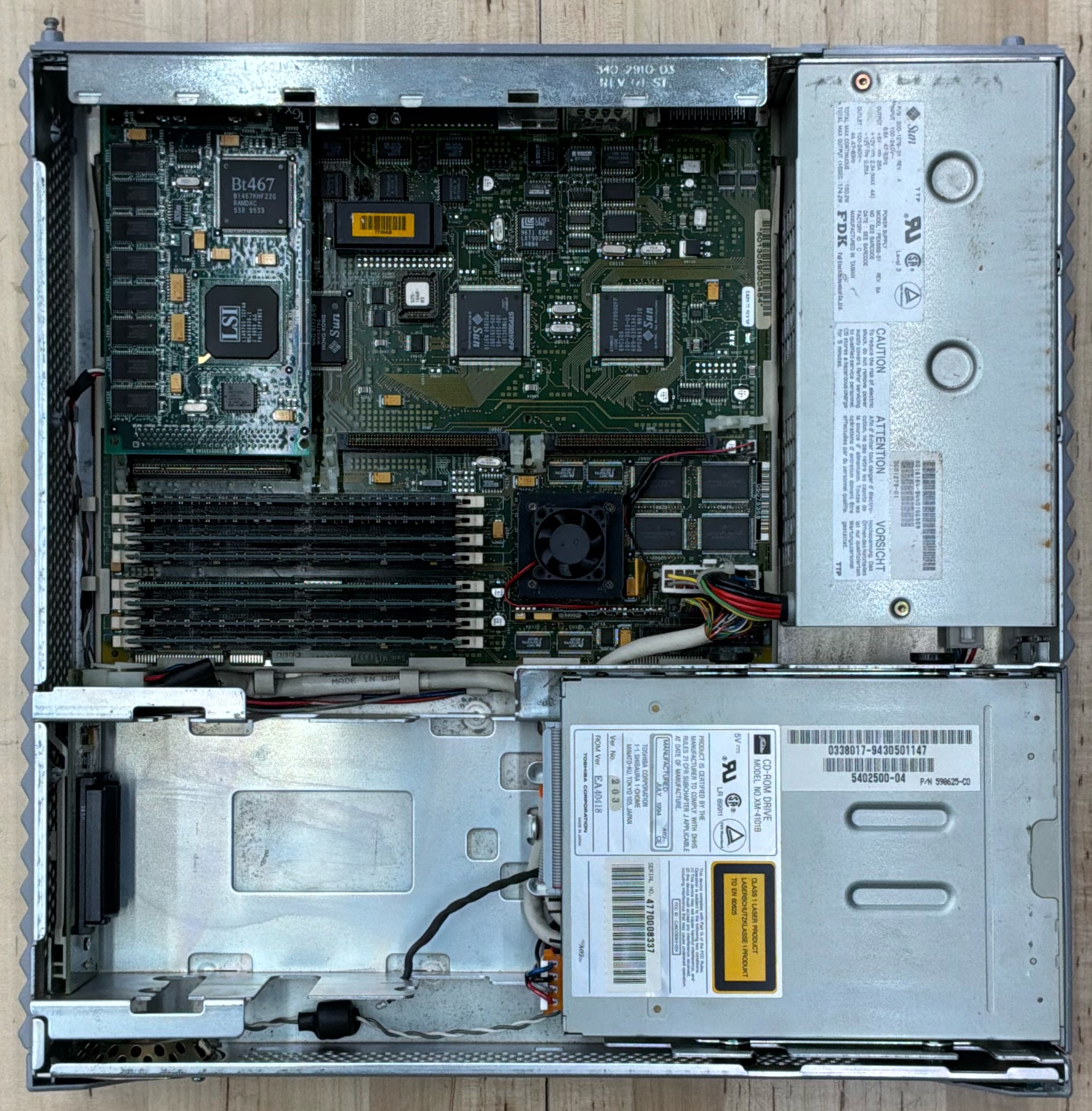 The Sun SPARCstation 5 with its SuperWorkstation dealer branding